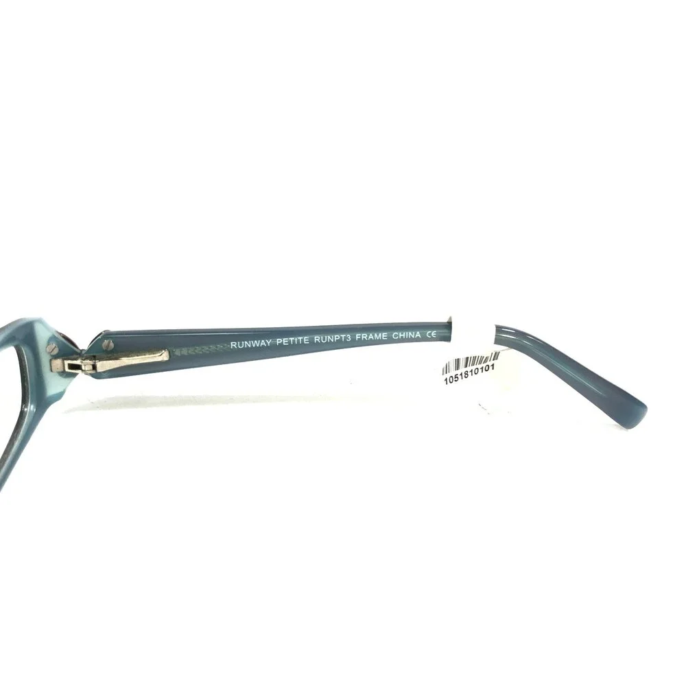 Runway Petite RUNPT3 BROWN/BLUE Eyeglasses Frames Butterflies 45-14-130